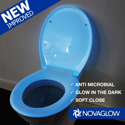 Glow in the Dark Soft Close Toilet Seat 