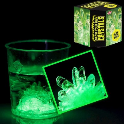 Grow Your Own Glow in the Dark Crystals 