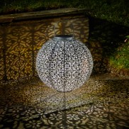 Jumbo Solar Damasque Lantern