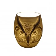 Owl Face Porcelain Tealight Holder