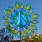 Solar Peacock Wind Spinner