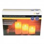 3 Dancing Flame LED Candles 10 
