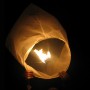 Chinese Flying Lanterns - White (10 Pack) 7 