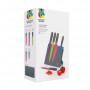 Colourworks Bright 5 Piece Magnetic Knife Set 3 