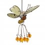 Flutter Glow Springy Pendant 6 Orange Butterfly
