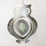 Glow Ball Silver Owl Wind Spinner 1 