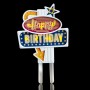 Happy Birthday Flashing Cake Topper 6 