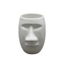 Moai Man Face Porcelain Tealight Holder 2 