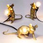Seletti Gold Mouse Lamp 1 