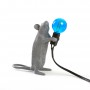 Seletti Grey Mouse Lamp 12 Standing Mouse