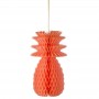 Neon Pineapple Honeycomb Decorations (3 Pack) 4 
