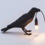Seletti Black Raven Lamp 14 Waiting