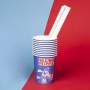 Slush Puppie 9oz Paper Cup and Straws (20's) 1 
