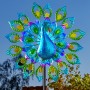 Solar Peacock Wind Spinner 1 