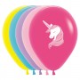 Multi Coloured Unicorn Balloons (25 pack) 1 