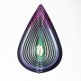 Purple Teardrop Glow Ball Wind Spinner  4 
