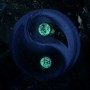 Two Ball Yin and Yang Glow Ball Wind Spinner  2 