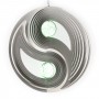 Two Ball Yin and Yang Glow Ball Wind Spinner  5 